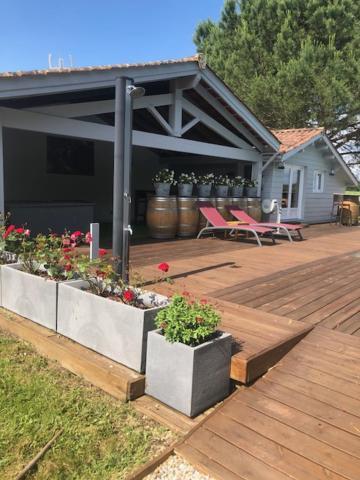 Gite Les Pins Perdus Saint-Ciers-d'Abzac Esterno foto
